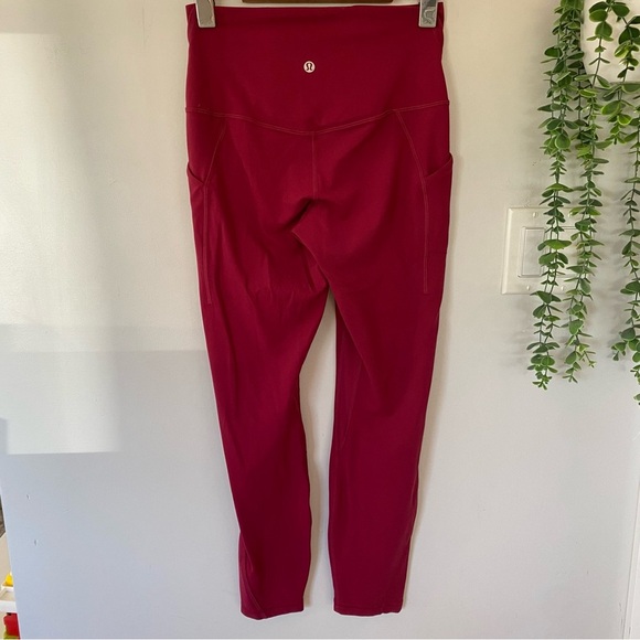 Lululemon Athletica Berry High-Waisted Leggings Size 10 - Picture 8 of 8